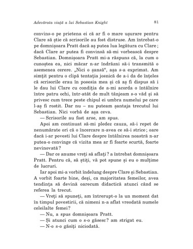 Adevărata viaţă a lui Sebastian Knight Adevărata viaţă a lui Sebastian Knight