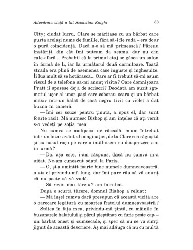 Adevărata viaţă a lui Sebastian Knight Adevărata viaţă a lui Sebastian Knight