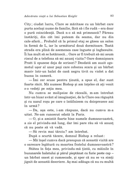 Adevărata viaţă a lui Sebastian Knight