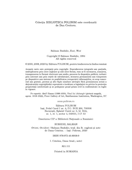 Orient, Occident (ediţia 2020)