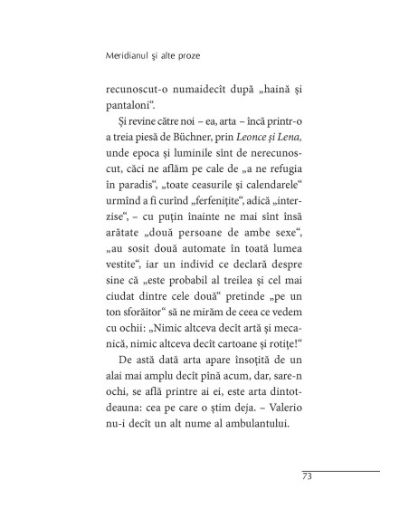 Meridianul şi alte proze