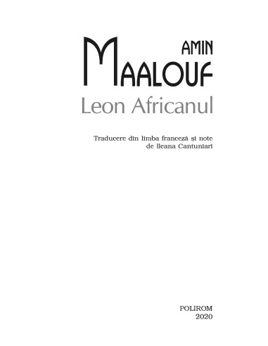 Leon Africanul Leon Africanul