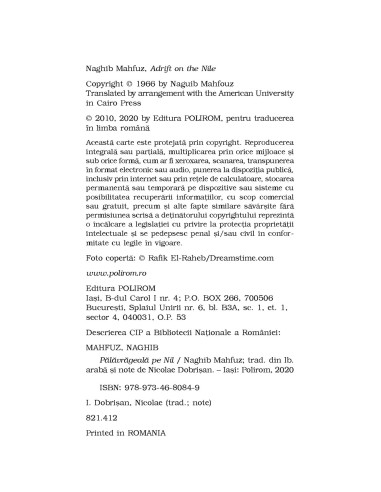 Pălăvrăgeală pe Nil