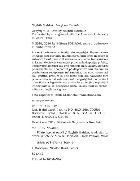 Pălăvrăgeală pe Nil