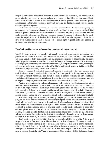 Revista de asistenţă socială. Nr. 1/2020
