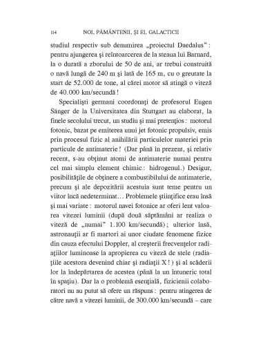 Noi, pământenii, și ei, galacticii