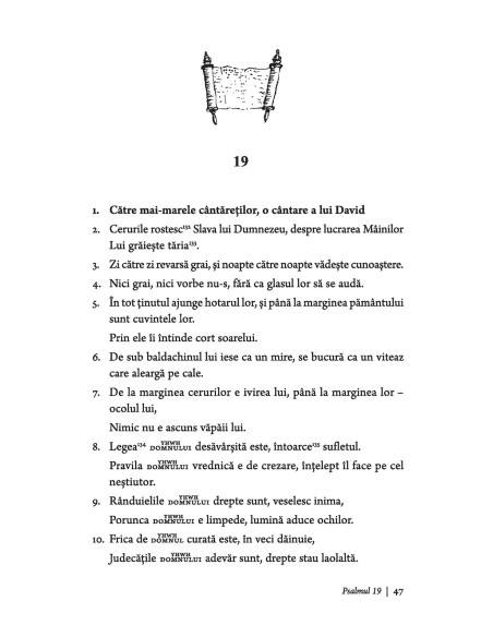 Cartea Psalmilor. Psalmii 1-50 (ediţie bilingvă)