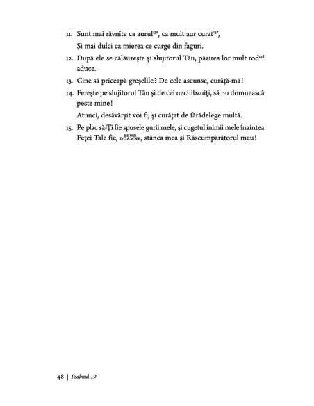 Cartea Psalmilor. Psalmii 1-50 (ediţie bilingvă)