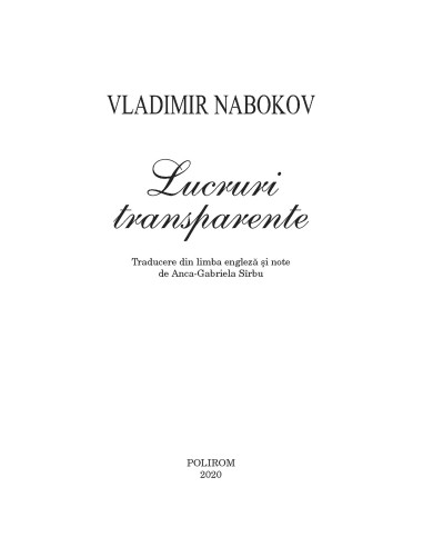 Lucruri transparente