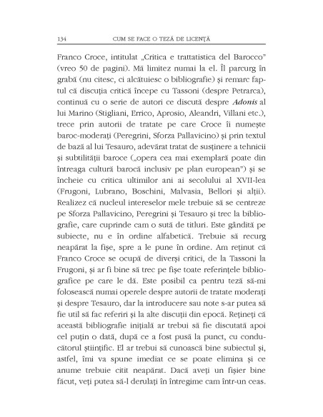 Cum se face o teză de licenţă