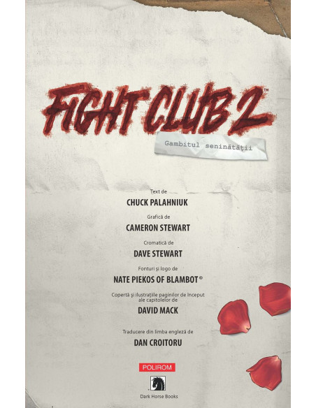 Fight Club 2. Gambitul seninătăţii (roman grafic)