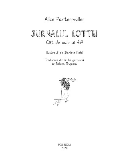 Jurnalul Lottei: Cât de oaie să fii?