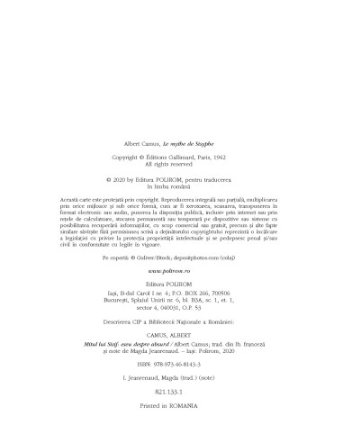 Mitul lui Sisif Mitul lui Sisif