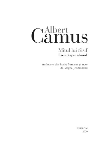 Mitul lui Sisif Mitul lui Sisif