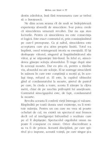 Mitul lui Sisif Mitul lui Sisif