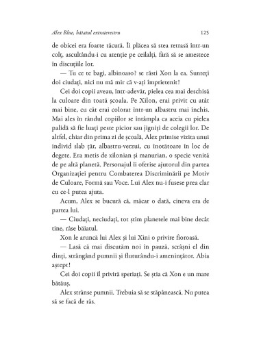 Alex Blue, băiatul extraterestru