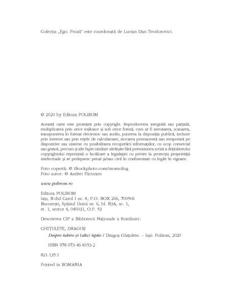 Despre iubire şi (alte) ispite