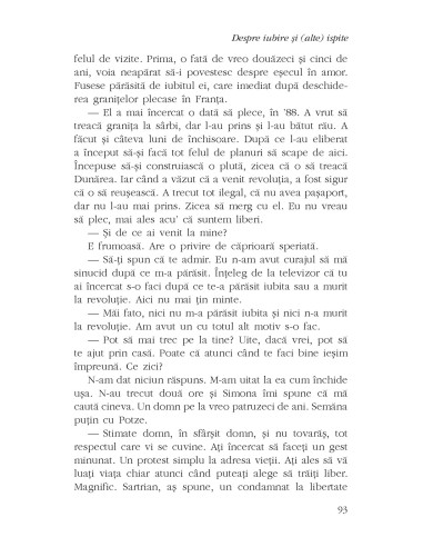 Despre iubire şi (alte) ispite