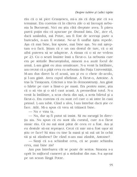 Despre iubire şi (alte) ispite