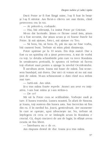 Despre iubire şi (alte) ispite