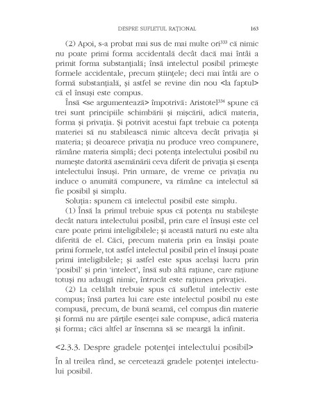 Despre sufletul rațional (ediție bilingvă)
