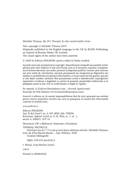 Psihologul meu de c***t și alte povești despre sănătatea mintală