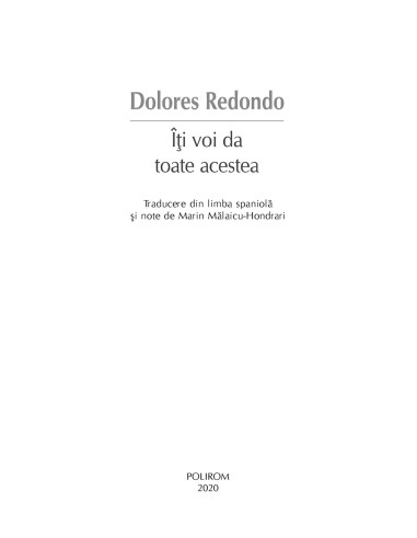 Îţi voi da toate acestea