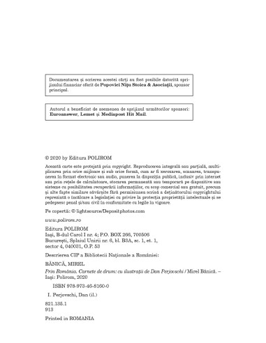 Prin România. Carnete de drum Prin România. Carnete de drum