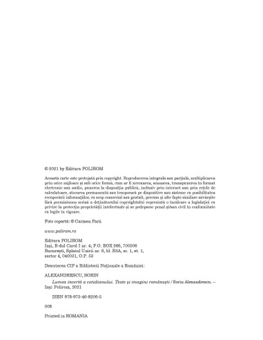 Lumea incertă a cotidianului Lumea incertă a cotidianului