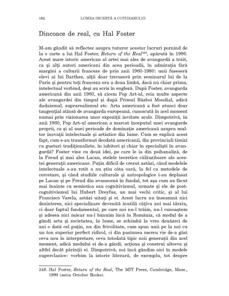 Lumea incertă a cotidianului