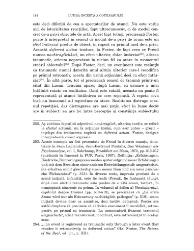 Lumea incertă a cotidianului Lumea incertă a cotidianului