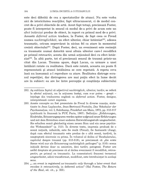 Lumea incertă a cotidianului