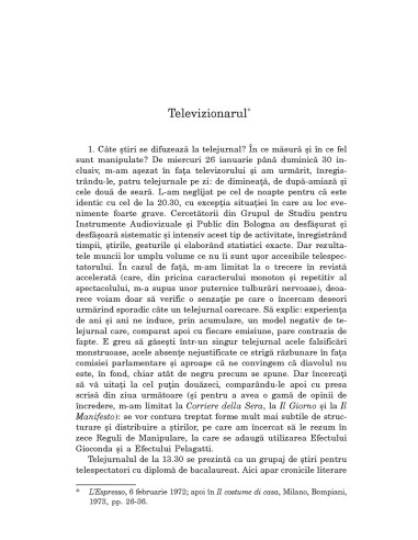 Despre televiziune Despre televiziune