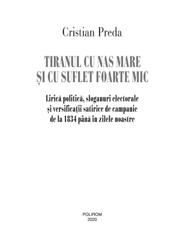 Tiranul cu nas mare şi cu suflet... Tiranul cu nas mare şi cu suflet...