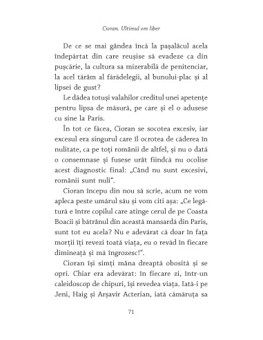 Cioran. Ultimul om liber