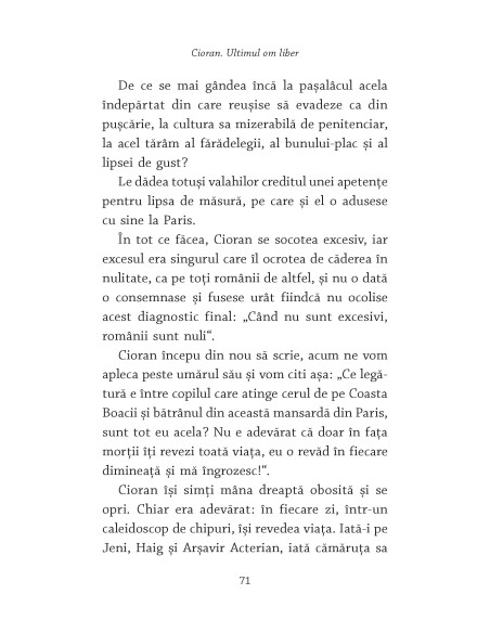 Cioran. Ultimul om liber