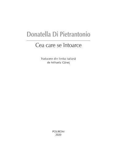 Cea care se întoarce Cea care se întoarce