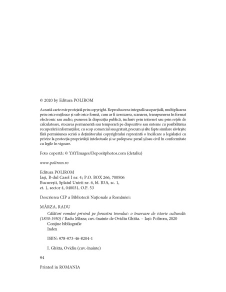 Călători români privind pe fereastra trenului