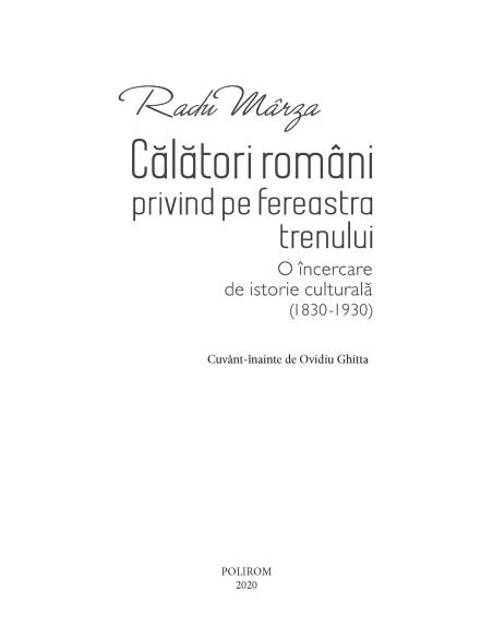 Călători români privind pe fereastra trenului