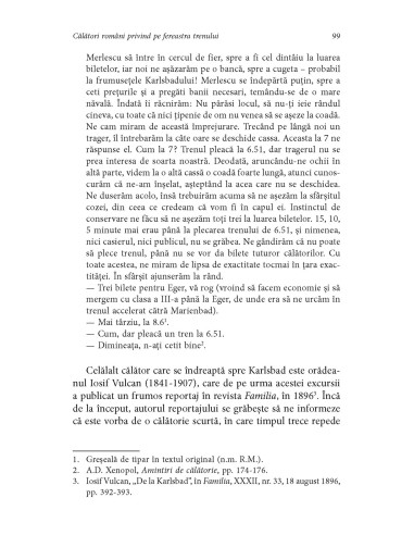 Călători români privind pe fereastra...