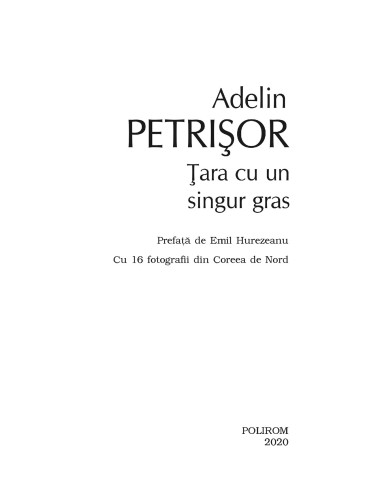 Ţara cu un singur gras