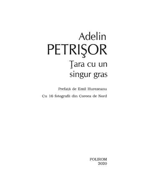 Ţara cu un singur gras