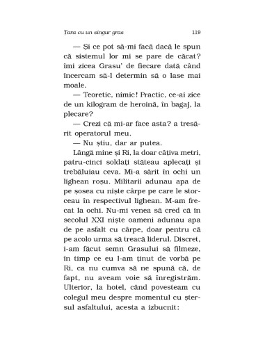 Ţara cu un singur gras