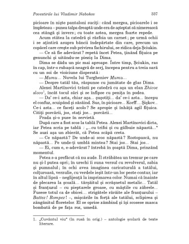 Povestirile lui Vladimir Nabokov Povestirile lui Vladimir Nabokov