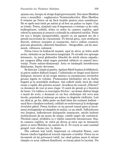 Povestirile lui Vladimir Nabokov Povestirile lui Vladimir Nabokov