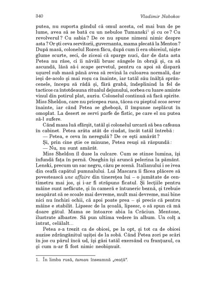 Povestirile lui Vladimir Nabokov