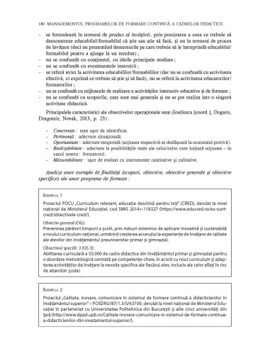 Managementul programelor de formare... Managementul programelor de formare...