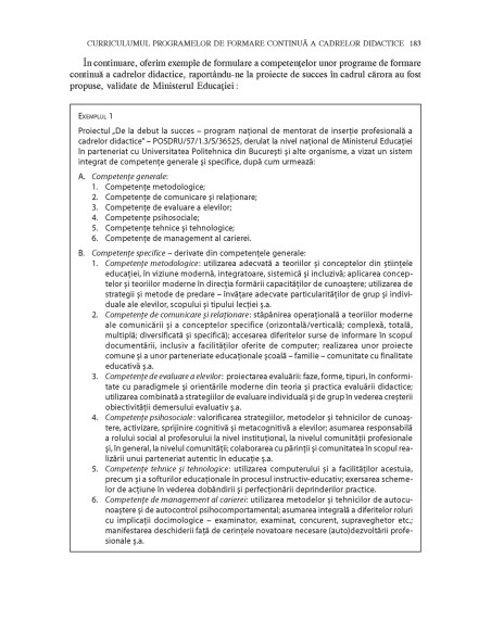 Managementul programelor de formare continuă a cadrelor didactice. Ghid practic
