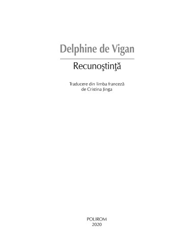 Recunoştinţă Recunoştinţă