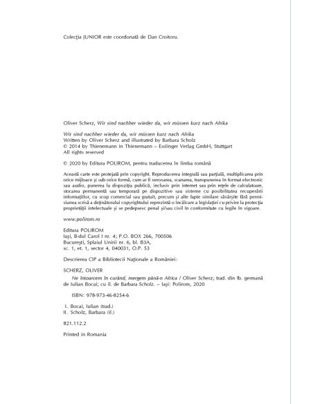 Ne întoarcem în curând, mergem până-n Africa